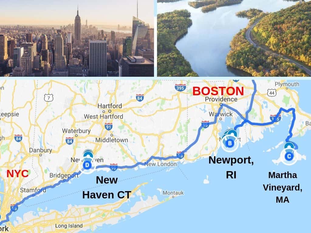 Boston to New York City: New England Road Trip!